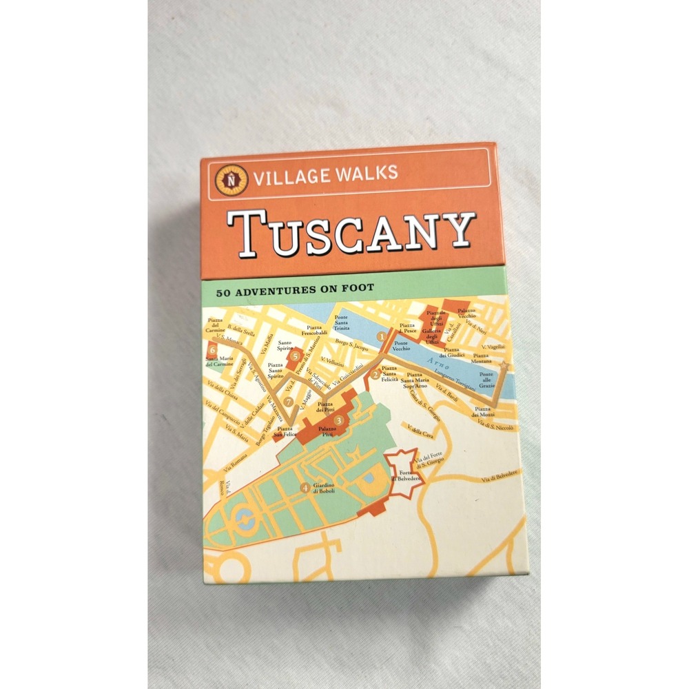 Village Walks Tuscany 50 Adventures On Foot Chronicle Books Travel Maps Deck